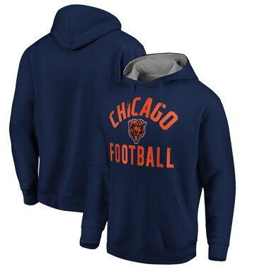 Chicago Bears NFL Pro Line by Fanatics Branded Big & Tall Team Pride Pullover Hoodie - Navy