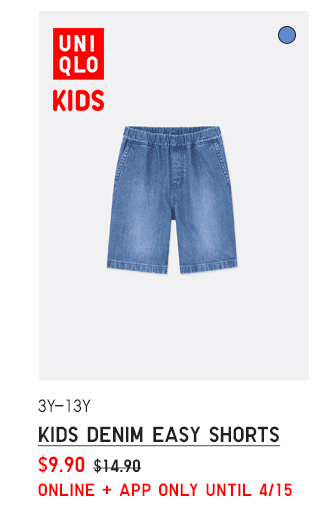 BOTTOMS3 - KIDS DENIM EASY SHORTS