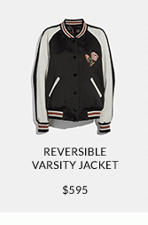 REVERSIBLE VARSITY JACKET| $595