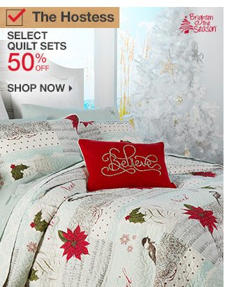 Shop 50% Off Select Quilt Sets