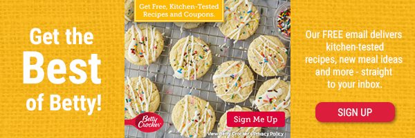 FREE Samples, Recipes, and Coupons from Betty Crocker