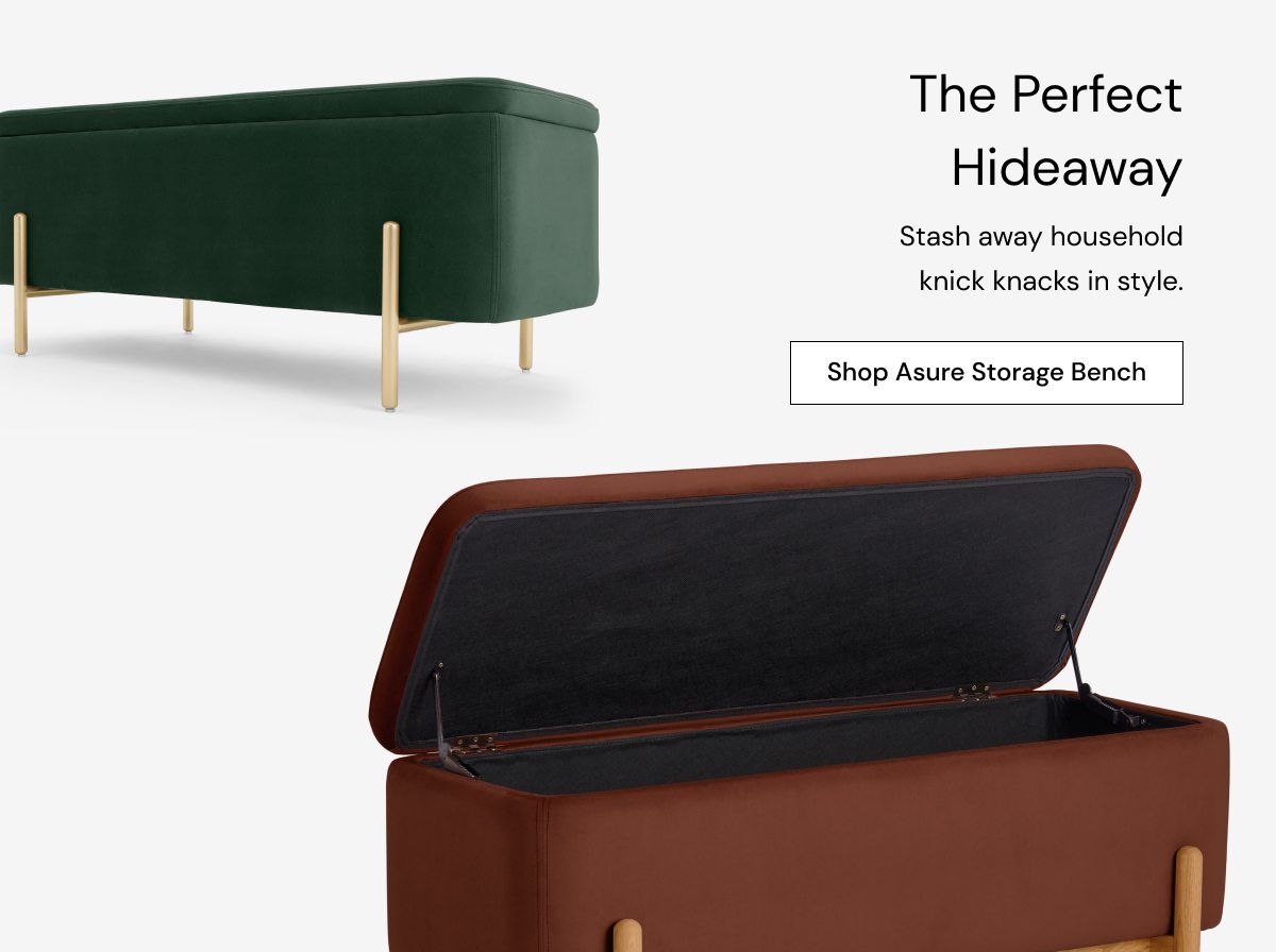 The Perfect Hideaway - Shop Asure Storage Bench