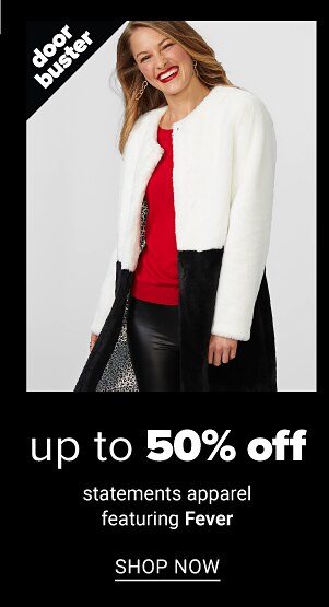 Up to 50% off Statement Apparel featuring Fever - Shop Now