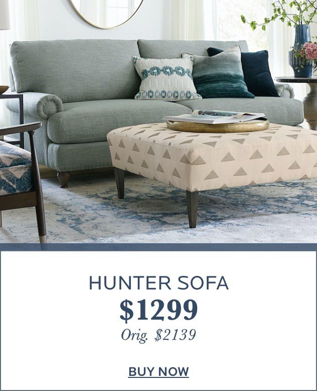 Hunter Sofa. Shop Now.