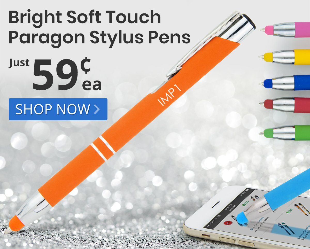 Bright Soft Touch Paragon Stylus Pens for only 59¢ each!