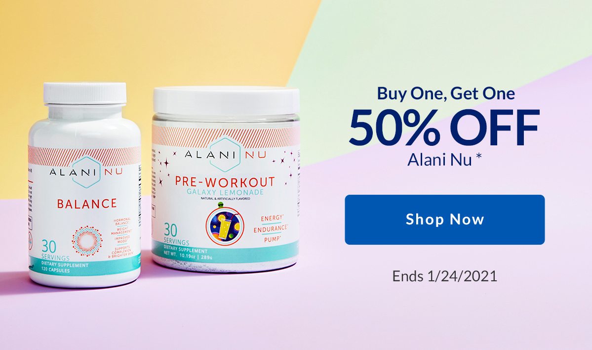 Buy One, Get One 50% OFF Alani Nu * | Shop Now | Ends 1/24/2021