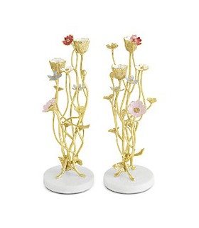 Wildflowers Candle Holders, Set of 2