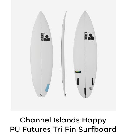 Channel Islands Happy PU Futures Tri Fin Surfboard