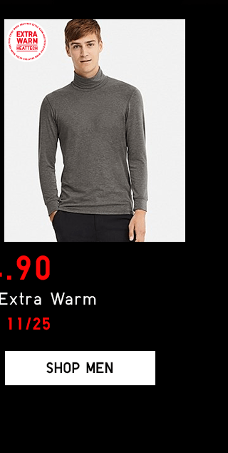 $14.90 HEATTECH EXTRA WARM - SHOP MEN