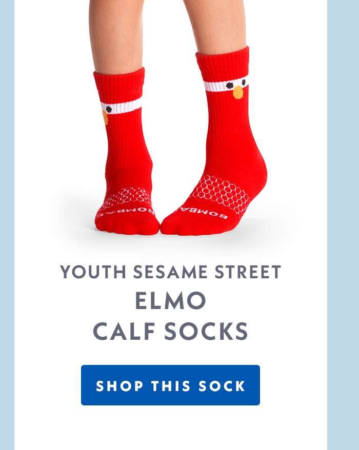 Youth Sesame Street Elmo Calf Socks. Shop This Sock.
