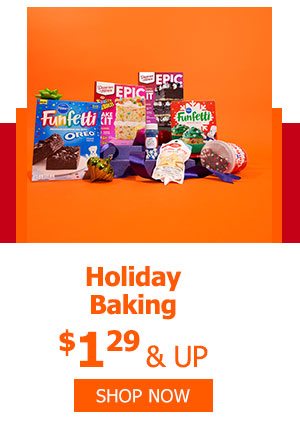 Holiday Baking $1.29 & up