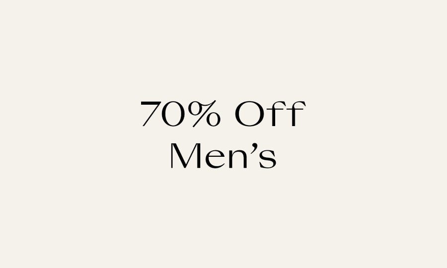 70% Off Men's Markdowns