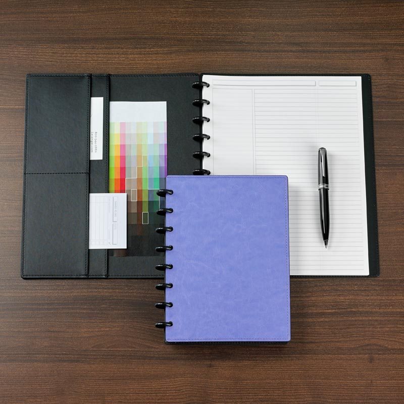 Circa Smooth Sliver Notebook with Pockets