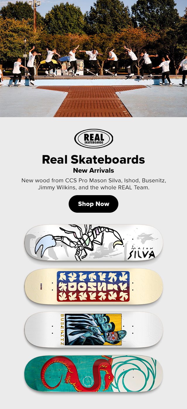 New Pro Decks From REAL Skateboards