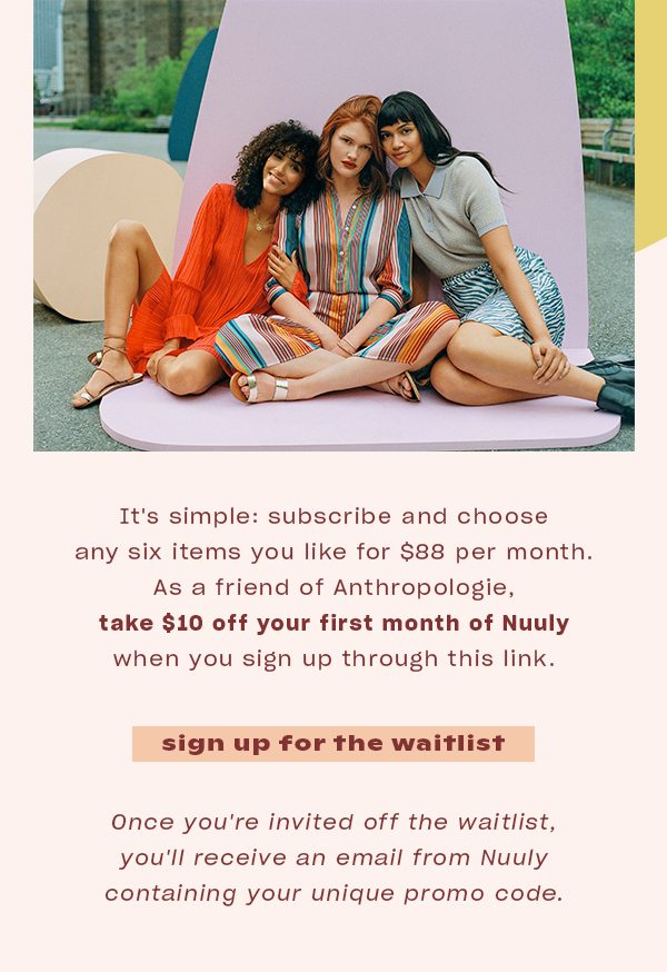 Sign up for Nuuly.
