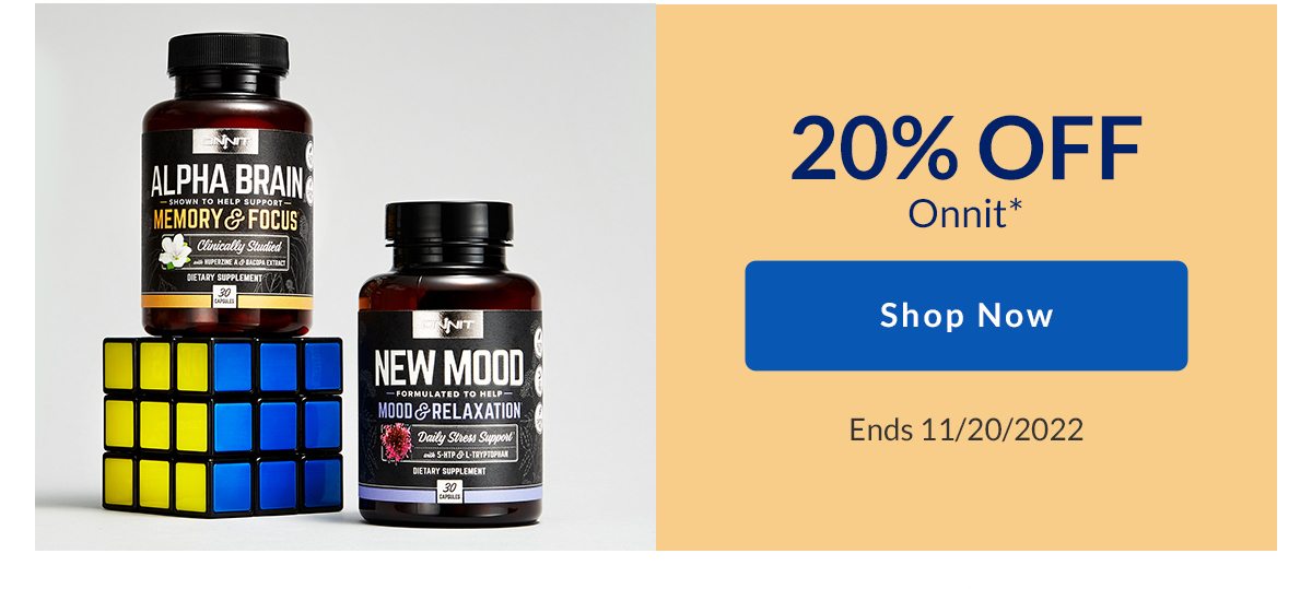 20% off Onnit