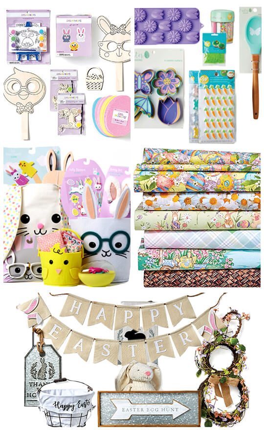 Image of Easter Decor, Foodcrafting, Crafts, Impulse Items, Socks and Easter Cotton Prints.