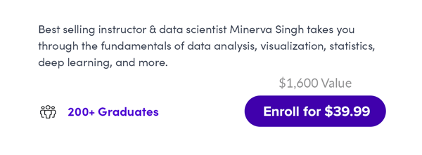 Deep Learning & Data Analysis | Enroll for $39.99