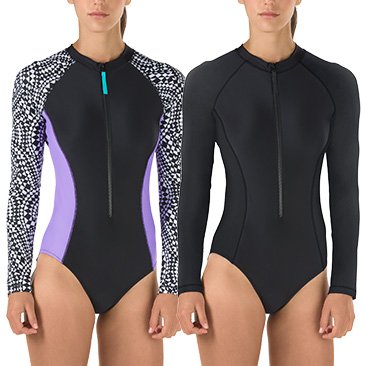 Speedo Ladies' Long Sleeve One-piece Swimsuit