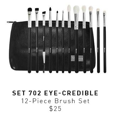 Set 702 12-Piece Eye-Credible Brush Set $25