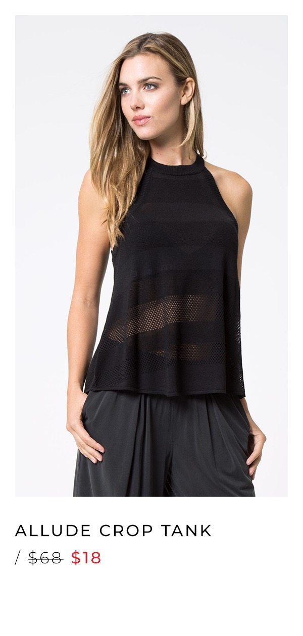 Allude Crop Tank - Was 68, Now 18