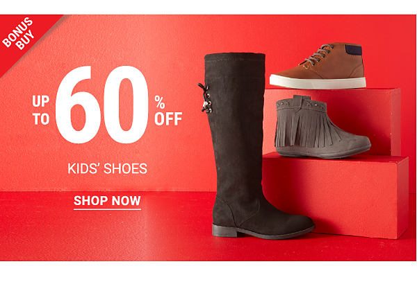 Bonus Buy - Up to 60% off Kids' Shoes - Shop Now