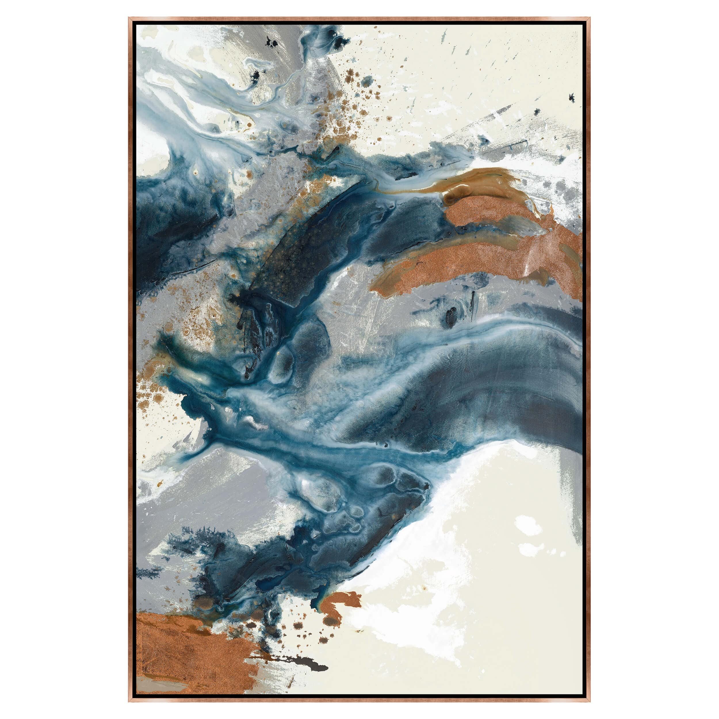 Image of Silvery Wave IV Framed