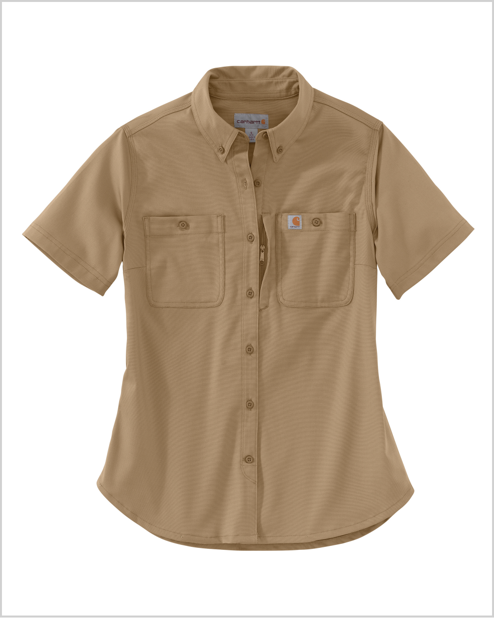 WOMEN'S RUGGED PROFESSIONAL™ CANVAS SHORT SLEEVE WORK SHIRT