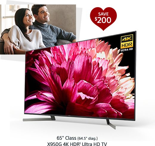 SAVE $200: 65" Class (64.5" diag.) X950G 4K HDR Ultra HD TV