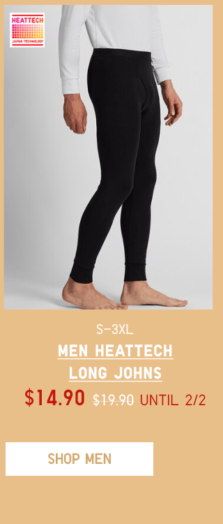 BANNER PDP4 - MEN HEATTECH LONG JOHNS