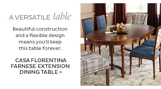 Casa Florentina Farnese Extension Dining Table