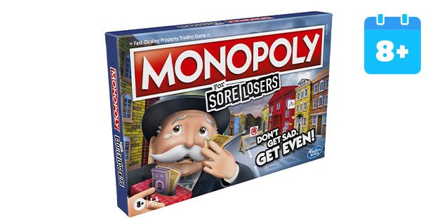 Monopoly For Sore Losers Board Game