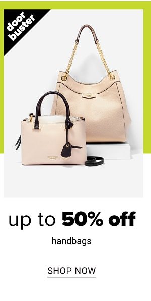 Up to 50% off Handbags - Shop Now