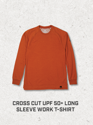 Cross Cut UPF 50+ Sleeve Work T-Shirt 