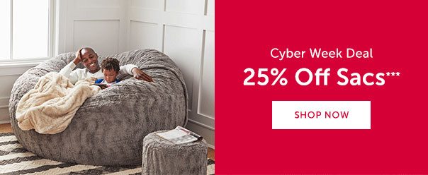 Cyber Week Deal | 25% Off Sacs*** | SHOP NOW >>