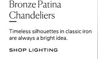 Bronze Patina Chandeliers