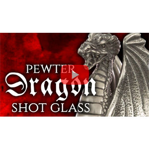 Pewter Dragon Shot Glass