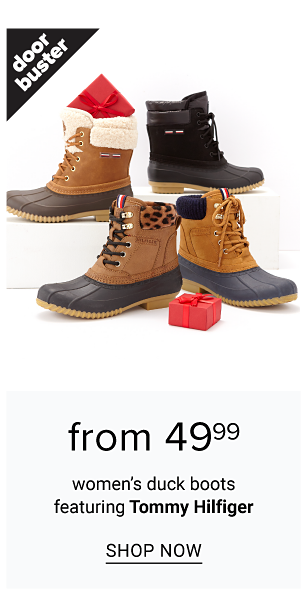 From 49.99 Women's Duck Boots feat. Tommy Hilfiger - Shop Now