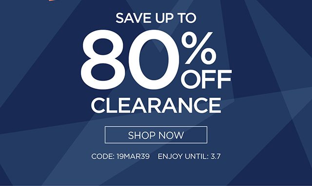 Save Up To 80% Off Clearance - Shop Now