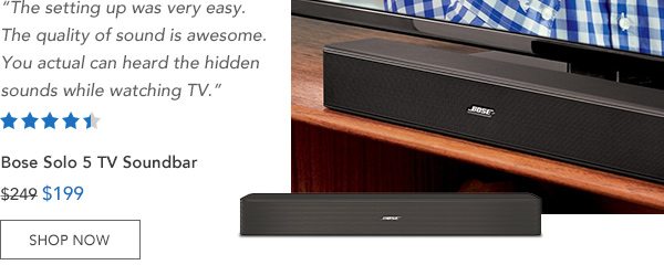 Shop Bose Solo 5 TV Soundbar