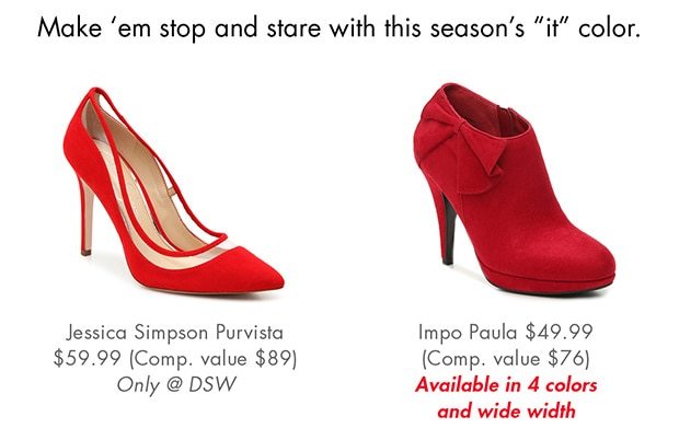 dsw red shoes