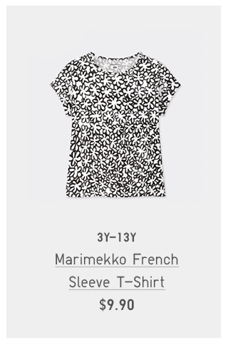 PDP10 - GIRLS MARIMEKKO FRENCH SLEEVE T-SHIRT