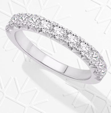 Adore Lab-Grown Diamonds Anniversary Ring 1 ct tw 14K White Gold