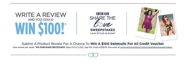 Enter Our Share The Love Sweepstakes