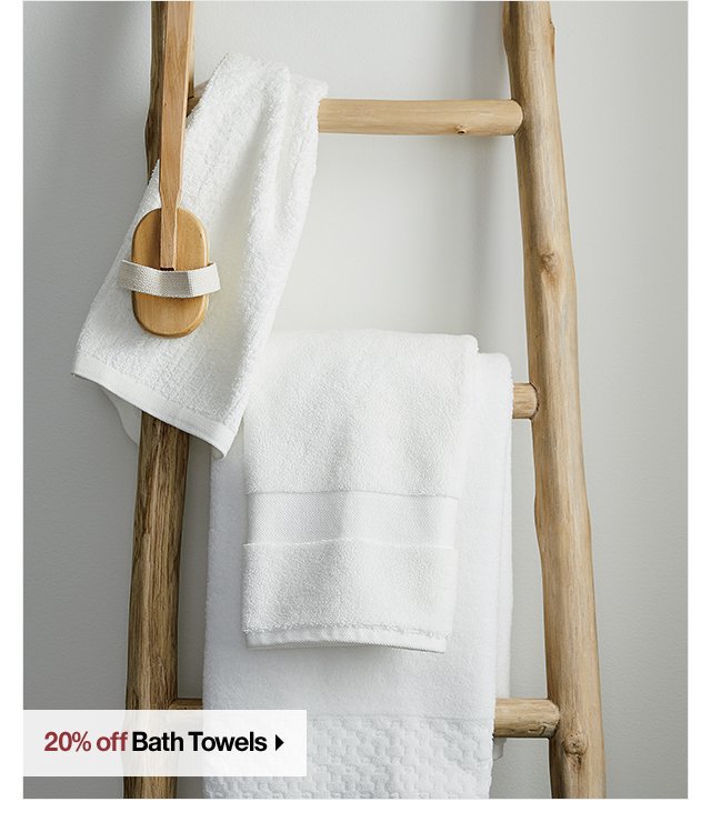 20% off Bath Towels