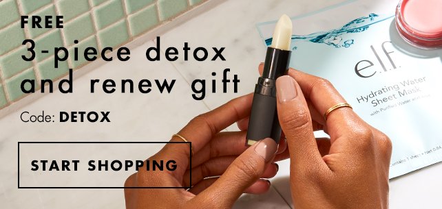 Free 3-piece detox and renew gift