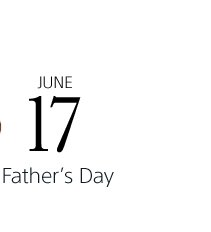 June 17 Father's Day