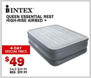 Intex Queen Essential Rest High-Rise Airbed