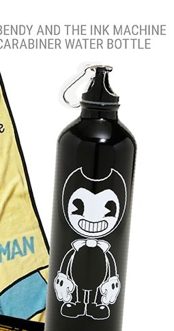 Bendy and the Ink Machine Carabiner Water Bottle