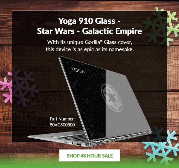 Featuring Yoga 910 Glass - Star Wars - Galactic Empire